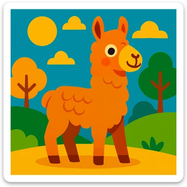 Lama sticker