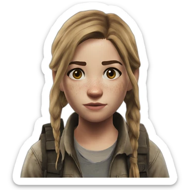 Ellie Williams the last of us part 2 sticker