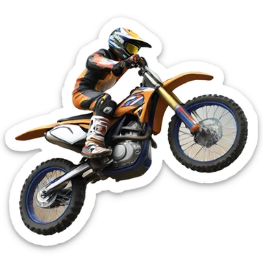 Motocross sticker