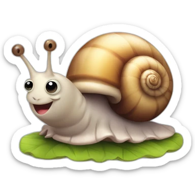 Cute little Snail  sticker