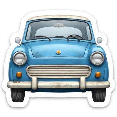 Trabant 601 blau sticker