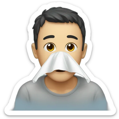 Runny nose sticker