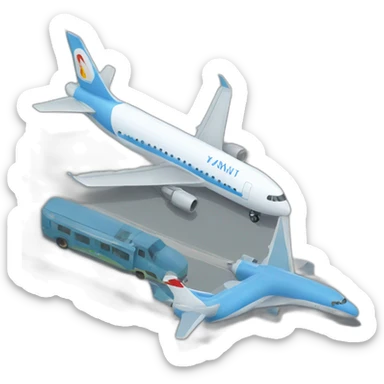 Lucashenko and airline  sticker