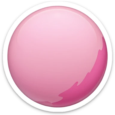 pink planet sticker