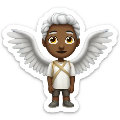 Anjo e capeta sticker