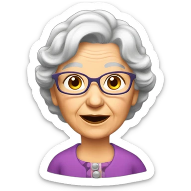 Granny jeux vidéo sticker