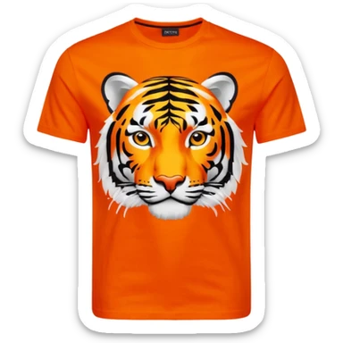 Tiger print realistic detail, Versace Jeans Couture
logo-print T-shirt sticker