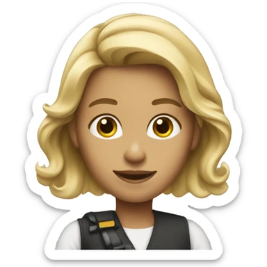 blonde t mobile employee sticker