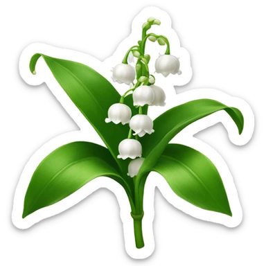 Lily of the valley  sticker