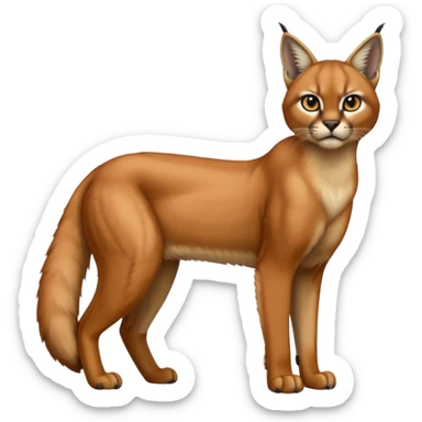 Caracal, full body sticker
