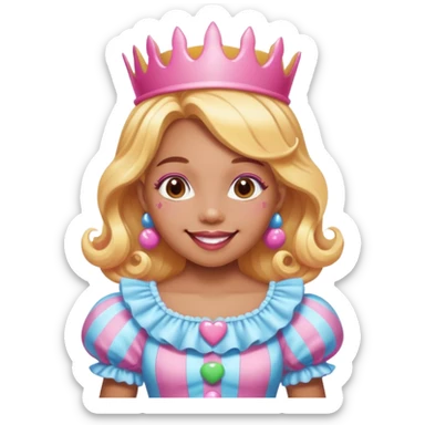 princess of the candyland sticker