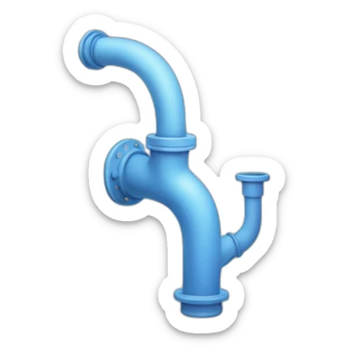 Drinking water pipe sticker