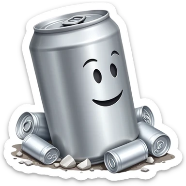 soda can trash litter sticker