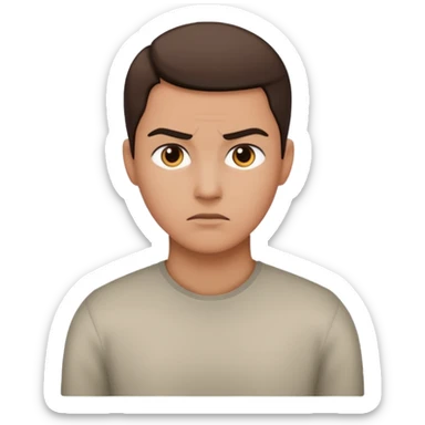 deciding to turn away from a fight sticker