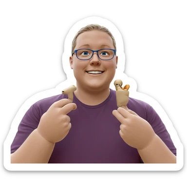 smiling boy with blue eyes sticker