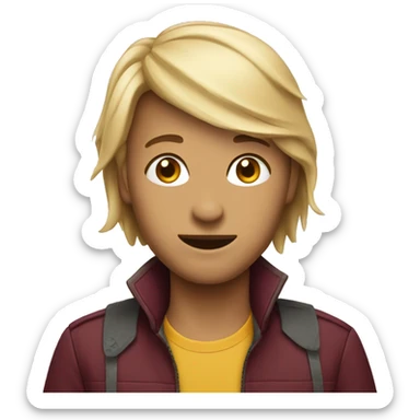 Emoji burgundi collection  sticker