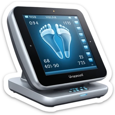 Try harder to create a state of the art advanced ultrasound machine sticker