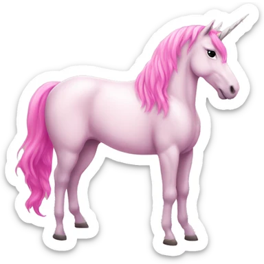Unicorn pink  sticker