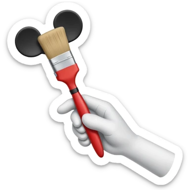 mac os icon hand mickey mouse sticker