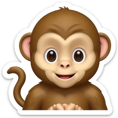 Cute monkey 🙈 sticker