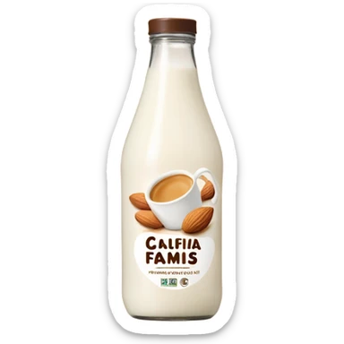 Califia farms barista blend almond milk sticker
