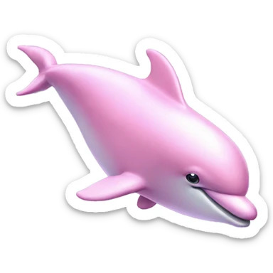 Pastel-pink-colors-dolphin sticker