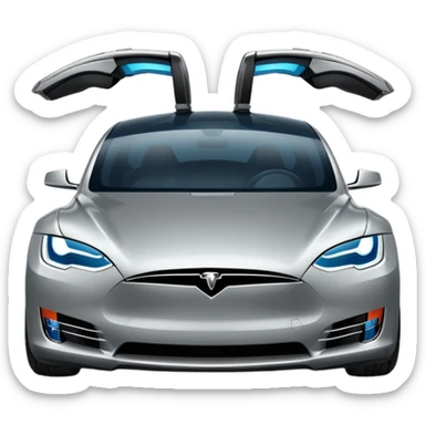 Tesla transforming sticker