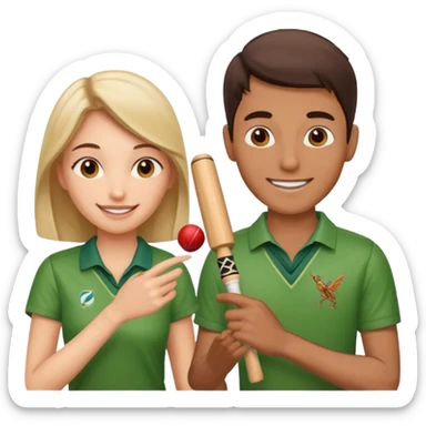 Mujhko ek app Banakar cricket ka jisse sath mein baithkar Khel sake usko aur samne wale se baat bhi kar saken Aisa option do ek aur ka sticker
