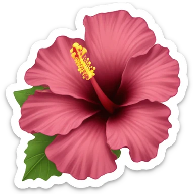 hibiscus sticker