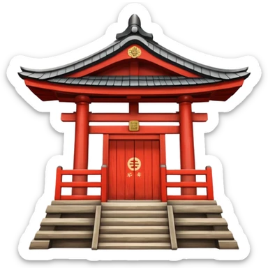 Shinto Shrine sticker