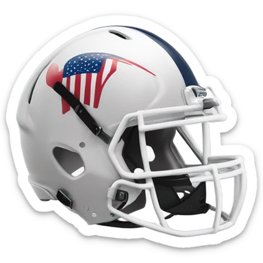 American football helmet sticker