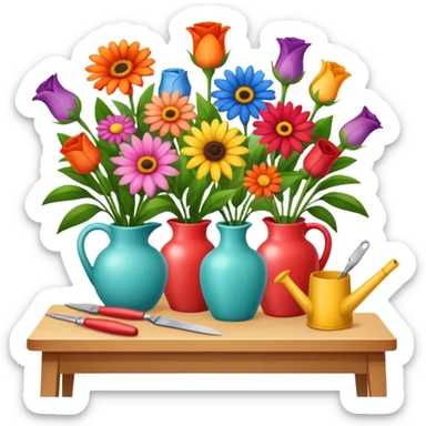 florist supplies sticker