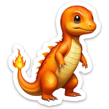 Charmander from Pokémon sticker