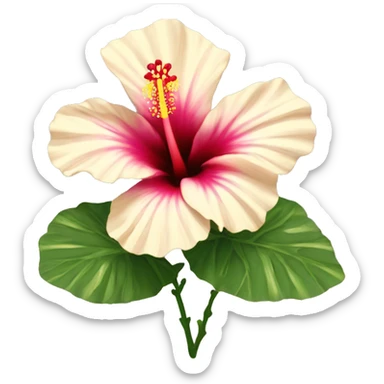 Hibiscus ￼ sticker