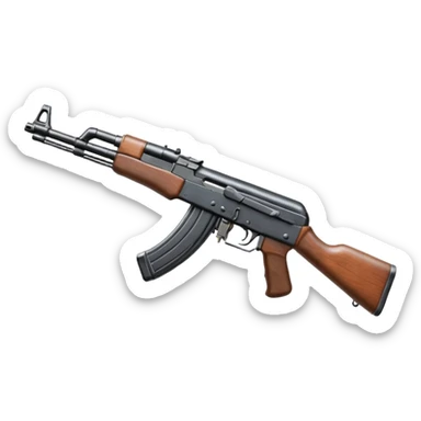 ak-47 rifle sticker