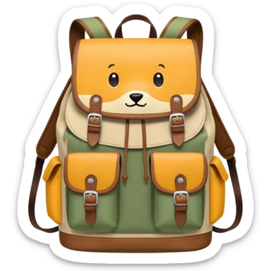 Backpack Safari Animal sticker
