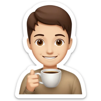 Enjoyed the catch up and the coffee sticker