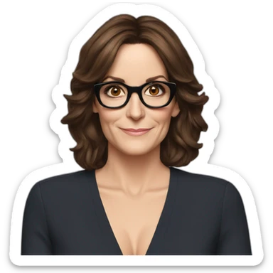Tina Fey sticker
