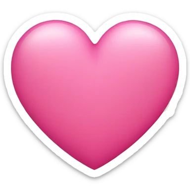 pink heart sticker
