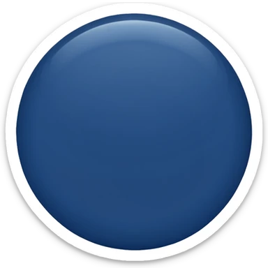 navy blue circle emoji  sticker
