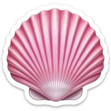 Pink Seashell sticker