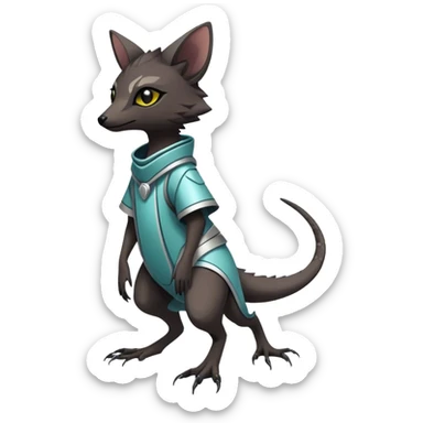 Modern Vernid-Trico- species by LiLaiRa full body  sticker