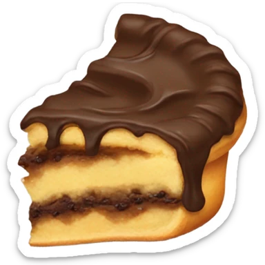 chocolate croissant sticker