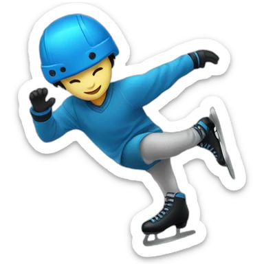 Patinage artistique sticker