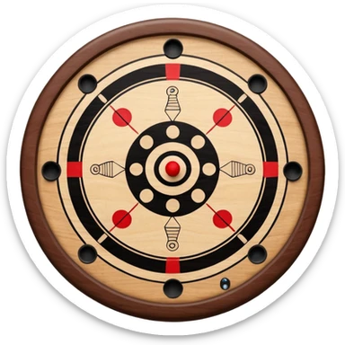 Please create carrom board game emoji sticker