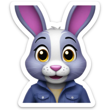Bonnie the bunny animatronic sticker