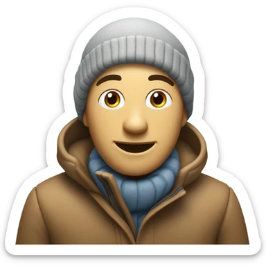 I’m in the thic of it, and everybody knows They know me where it snows. sticker