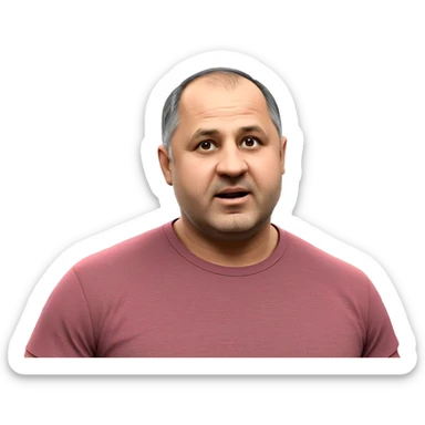 boy in red shirt outdoors sticker