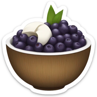 Açaí bowl sticker