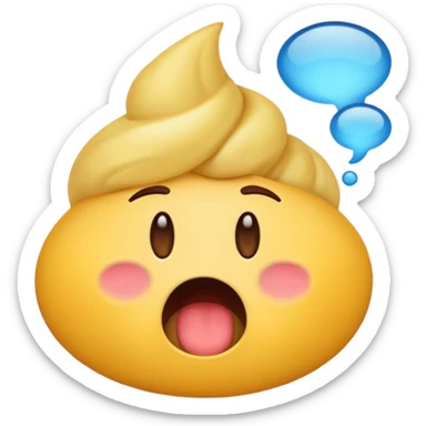 Someone farting, use the emoji 😭 please sticker